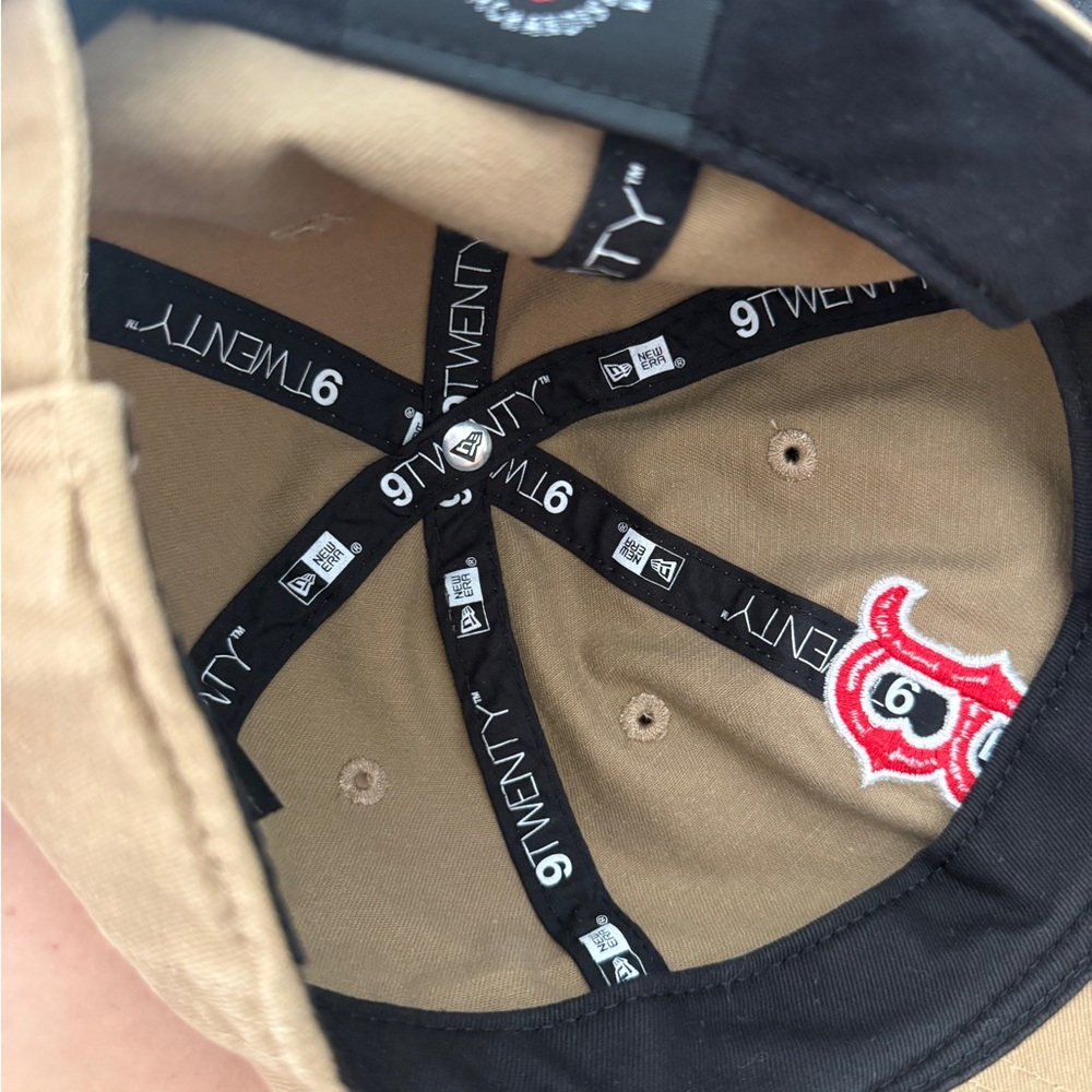 Boston Red Socks New Era Tan Cap- Genuine Merchandise - Picture 6 of 11